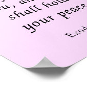 Bijbelversie, exodus 14:14 poster (Hoek)