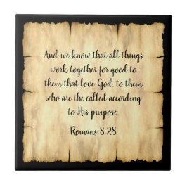 Bijbelversie - kleine keramische tegel tegeltje