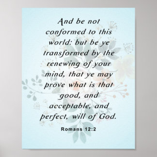 Bijbelversie, Romans 12:2 Poster