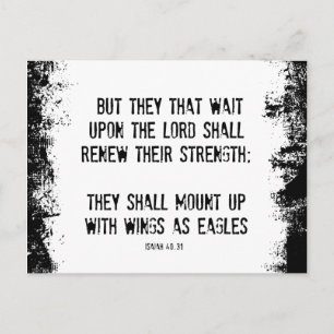 Bijbelversie: Wings as Eagles Briefkaart