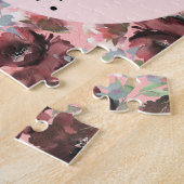 Bijbelverst Hebreeuws florale puzzel Legpuzzel (Zijkant)