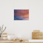 Bijbelversum 1 John 4:4-6 Poster (Keuken)