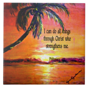 Bijbelversum, Filipijnse kaasset 4:13 Tegeltje