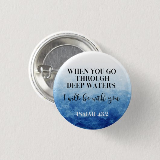 Bijbelversum Isaiah Button (Voorkant /achterkant)