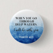 Bijbelversum Isaiah Button (Voorkant)