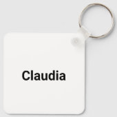 Bijbelversum Matthew Olive Square Sleutelhanger (Achterkant)