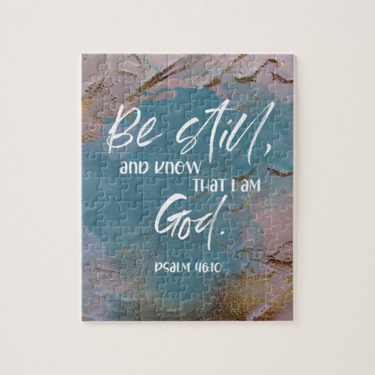 Bijbelversum Psalm florale puzzel (Verticaal)