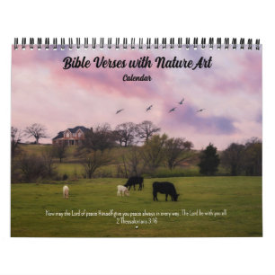 Bijbelverzen met Natuur Kunstkalender Kalender