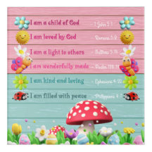 Bijbelverzen Positieve affirmaties Acryl Print