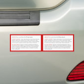 Bijbelwaarschuwingssticker Bumpersticker (Op auto)