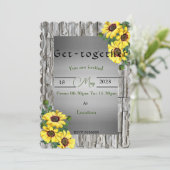 bijeenkomen Uitnodiging (Staand voorkant)