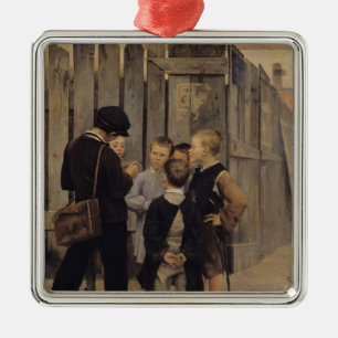 Bijeenkomst 1884 metalen ornament
