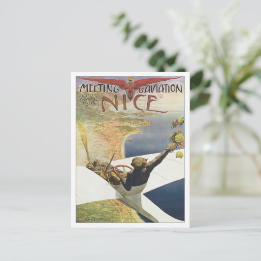 bijeenkomst in Nice Briefkaart (Staand voorkant)