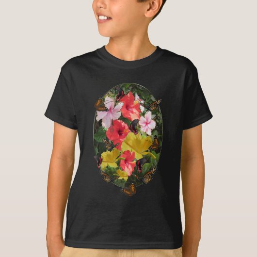 Bijeenkomst met Hibiscus T-shirt (Voorkant)