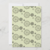 Bijen 1e verjaardagsuitnodigingen Cute Modern Kaart (Achterkant)