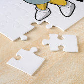 Bijen als mechanisch met moersleutel legpuzzel (Zijkant)