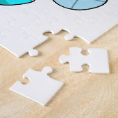 Bijen als Skater met skateboard Legpuzzel (Zijkant)