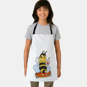 Bijen als Skater met skateboard Schort (Insitu)