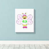 Bijen als verpleegster met eerstelijnskit canvas afdruk (Insitu (Houten vloer))