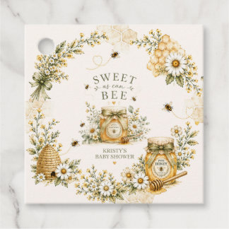 Bijen Baby Shower Zoete Bij Zo Neutraal Bedankjes Labels