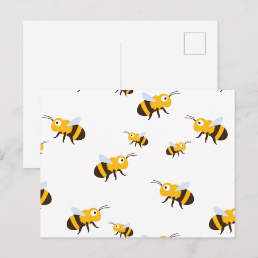 Bijen Briefkaart (Voorkant / Achterkant)