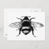  bijen briefkaart (Voorkant / Achterkant)