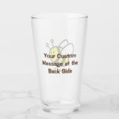 Bijen Cartoon Glas (Achterkant)