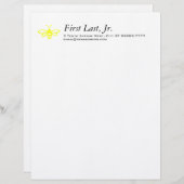 Bijen (citroen) gepersonaliseerd briefhoofd (Voorkant / Achterkant)