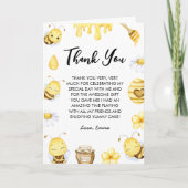 Bijen Dag Verjaardag Bedankkaart (Voorkant)