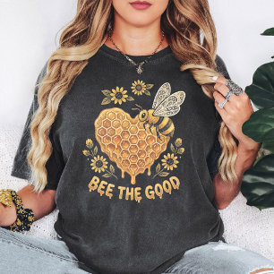 Bijen De Goede Honingraat Hart Bijenbloem T-shirt