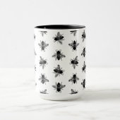 bijen DOUANE ACHTERGRONDKLEUR Mok (Midden)