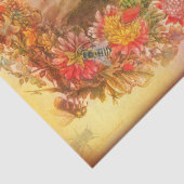  bijen en bloem tissuepapier (Detail)