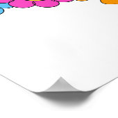 Bijen en bloemen Poster (Hoek)