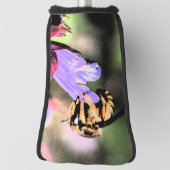 Bijen- en bloemenpcna golfheadcover (Draai 90)