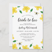 Bijen en boterbloemen douchen de bruid naar bijen kaart (Voorkant)