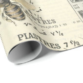 Bijen en catalogus cadeaupapier (Rol Hoek)