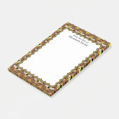 Bijen en Honeycomb Pattern Post-it® Notes (Schuin)