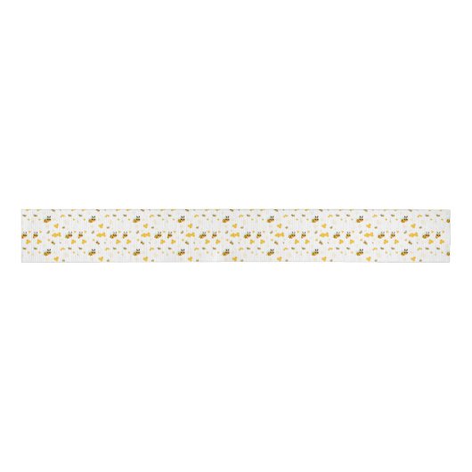 Bijen en honing grosgrain lint (Voorkant)