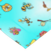 Bijen en honing tafelkleed (Gekanteld)