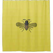 BIJEN en Honingraat - Red de Bijen Douchegordijn (Voorkant)