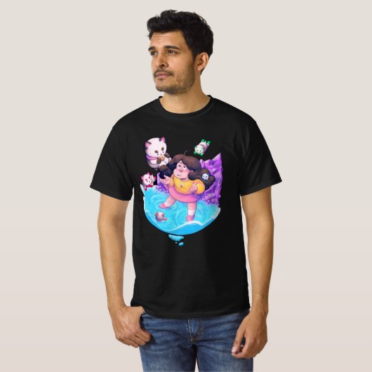 Bijen en puppycyt klassiek t-shirt (Voorkant volledig)