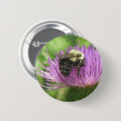 Bijen en Thistle Button (Voorkant /achterkant)