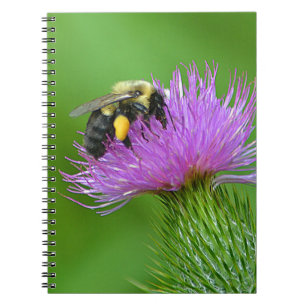 Bijen en Thistle Notitieboek
