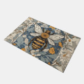  bijen en wilde bloemen deurmat (Schuin)