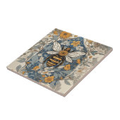 bijen en wilde bloemen tegeltje (Zijkant)