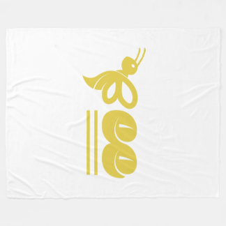 Bijen Fleece Deken