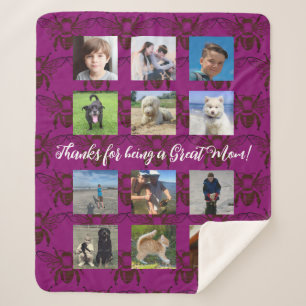 Bijen Foto Montage Grote Moeder Gift Deken