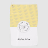 Bijen Geweldige Zilverhoningbijen Gepersonaliseerd Golfhanddoek (Voorkant)