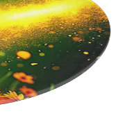 Bijen 'Golden Pollen Burst Joy Design Snijplank (Hoek)
