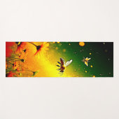 Bijen 'Golden Pollen Burst Joy Design Yogamat (Voorkant (horizontaal))
